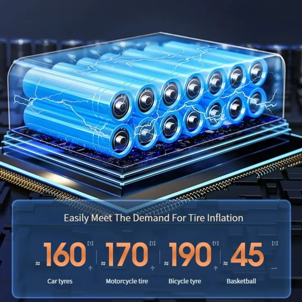 QuickTrack Portable Tire Air Pump